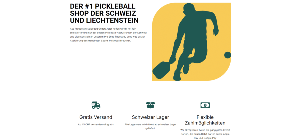 Pro Pickleball - new Webdesign