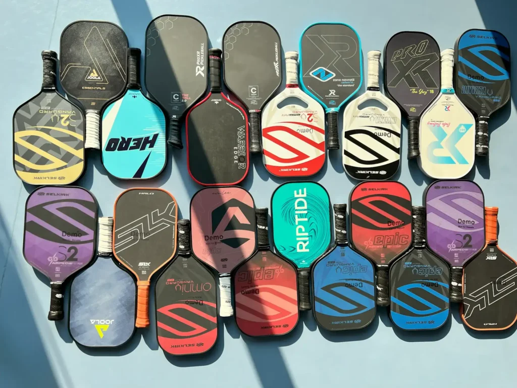 Pickleball Demo Paddles