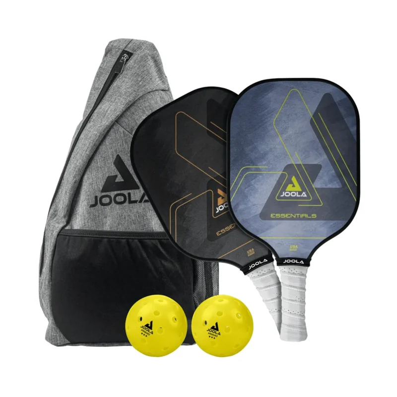 Joola Essentials Pickleball Paddle Set mit Rucksack und zwei Bällen