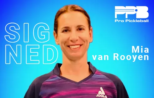 Pro Pickleball Ambassador - Mia van Rooyen